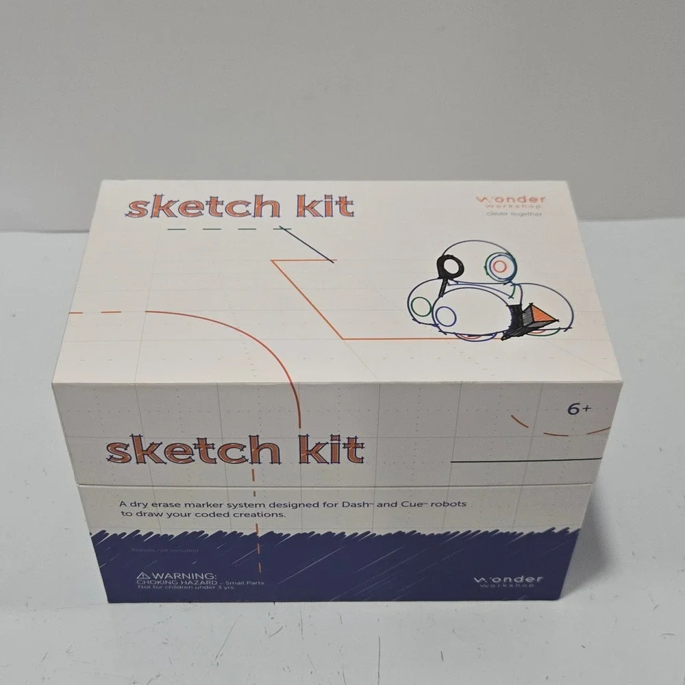 Wonder Workshop Sketch Kit for Dash and Cue Robots 1-SK01-11 STEM Coding Toy